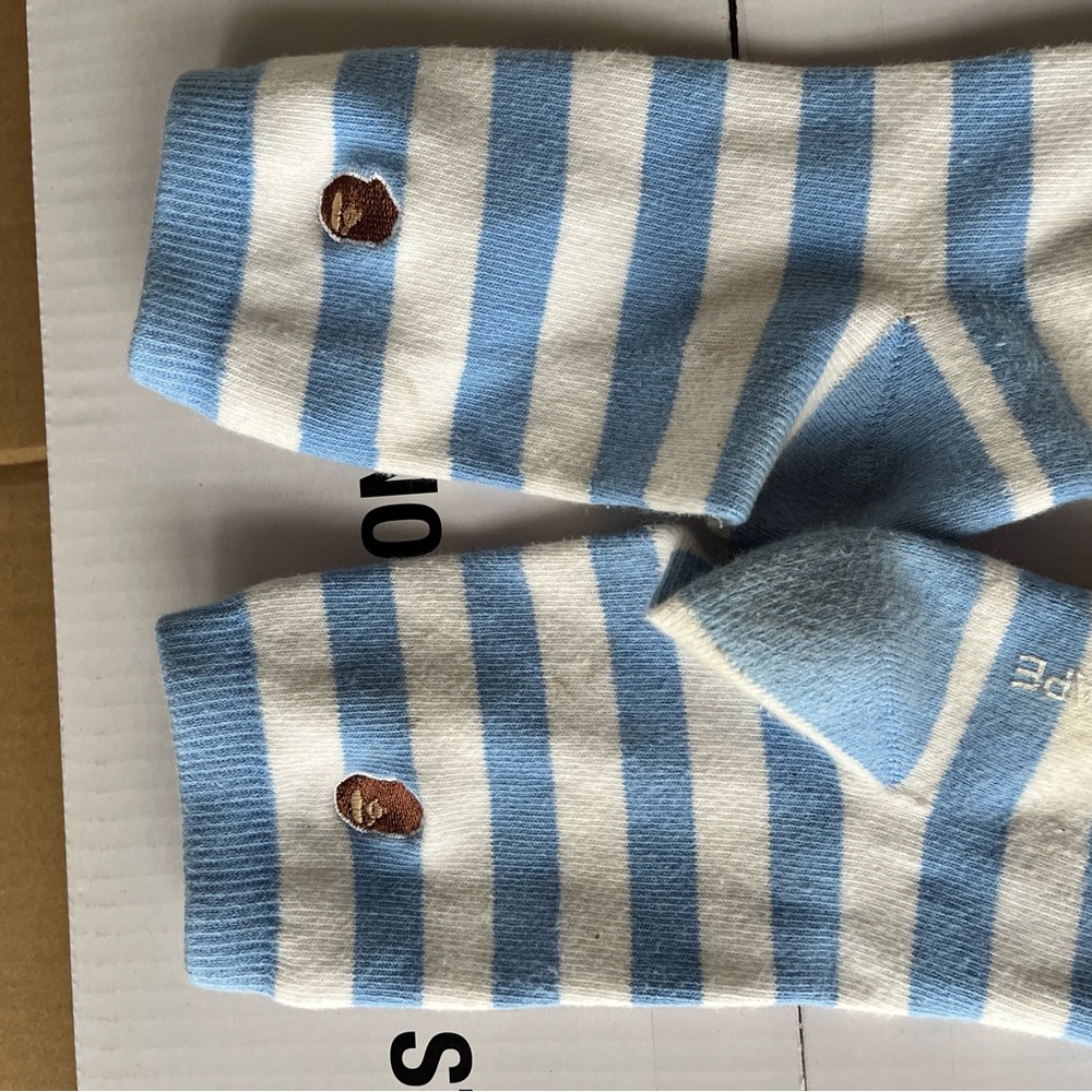 Bape stripped socks